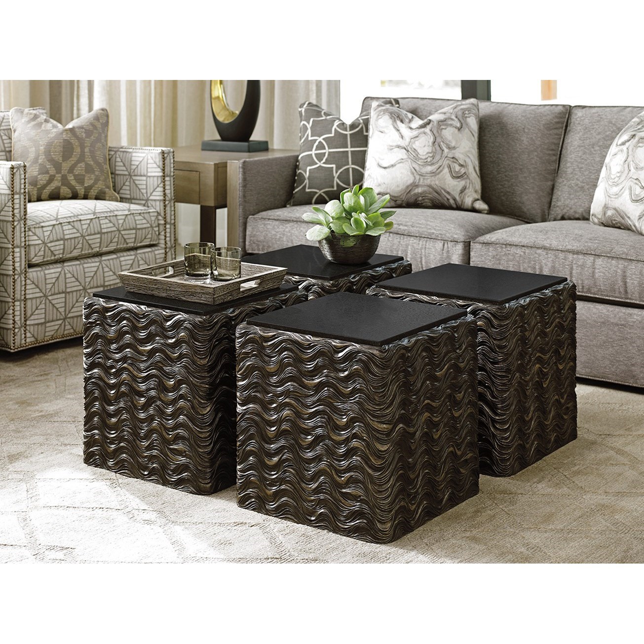 Lexington Shadow Play 725954 Talk of the Town WavePatterned Accent